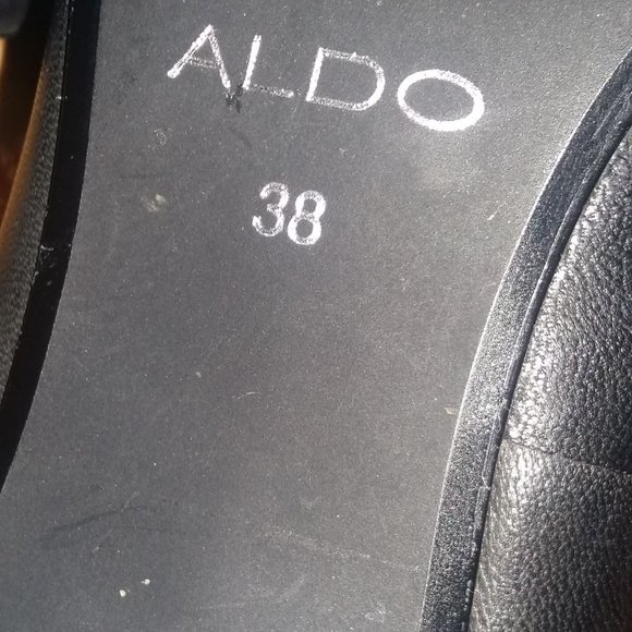 ALDO BEAUTIFUL BLACK HIGH HEEL-LIKE NEW !! - Picture 4 of 4